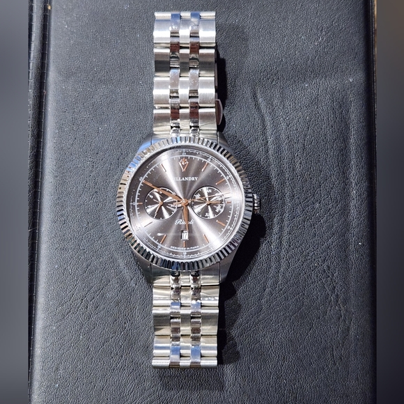 Villandry Acier Cosmopolite Men's Watch - Picture 1 of 5